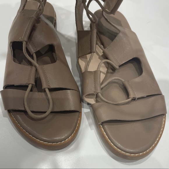Taupe Zara Gladiator Sandals - Picture 3 of 5